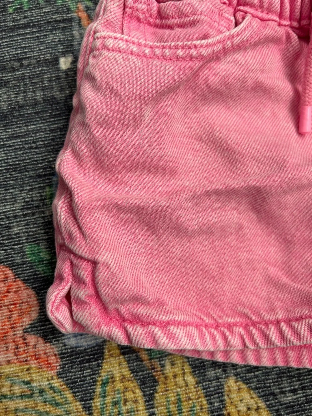 Gap Pink Denim Stride Shorts, Size 3T